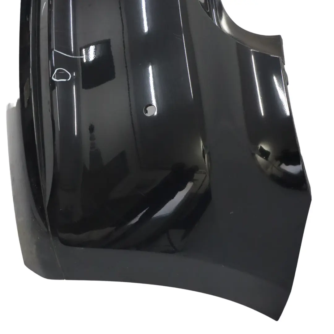 Volkswagen VW Polo 6R Bumper Rear Trim Panel Cover Deep Black Metallic - C9X - SKU 6R6807417BC-DBL - Part number 6R6807417BC