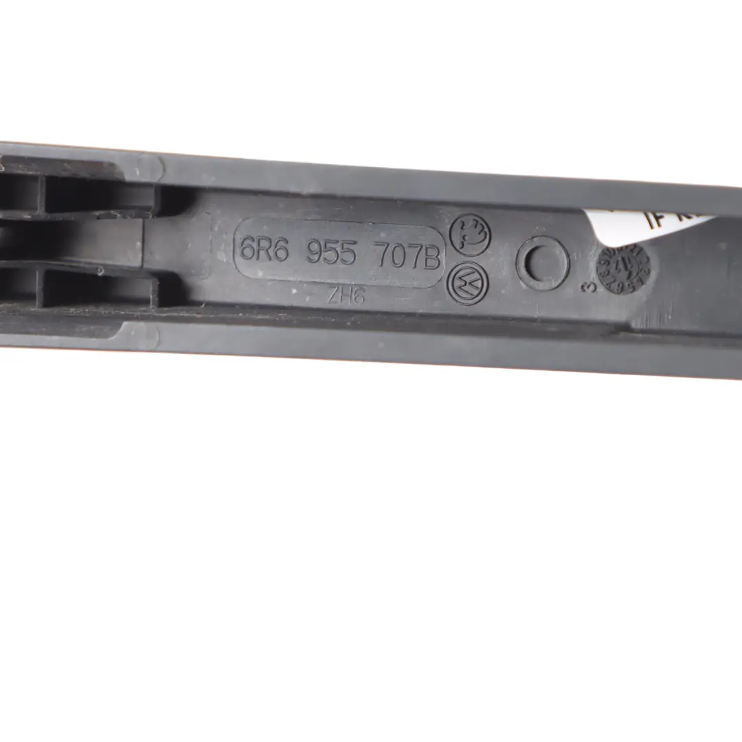 Mk5 6R Golf Tailgate Wiper Arm Rear to SEAT Arona Volkswagen Polo with Part number 6R6955707B SEAT Arona Volkswagen Polo Mk5 6R Golf Tailgate Wiper Arm Rear - SKU 6R6955707B - Part number 6R6955707B