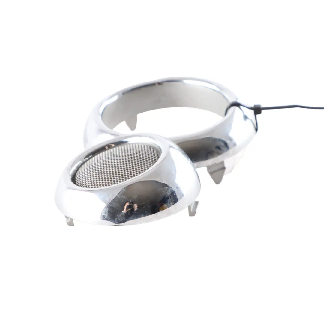 BMW Mini Cooper One R50 R53 1 Inside Right Door Opener Cover O/S White Silver - SKU 7035376-2 - Part number 7035376