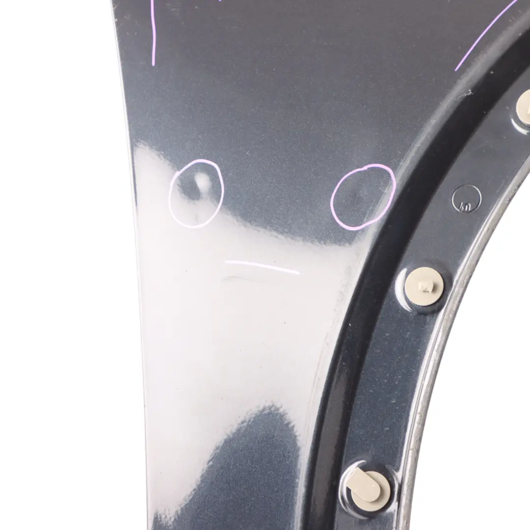 Mini R50 R52 Front Right O/S Wing Panel Fender Astro Black Metallic - A25 - SKU 7037438-ASB - Part number 7037438