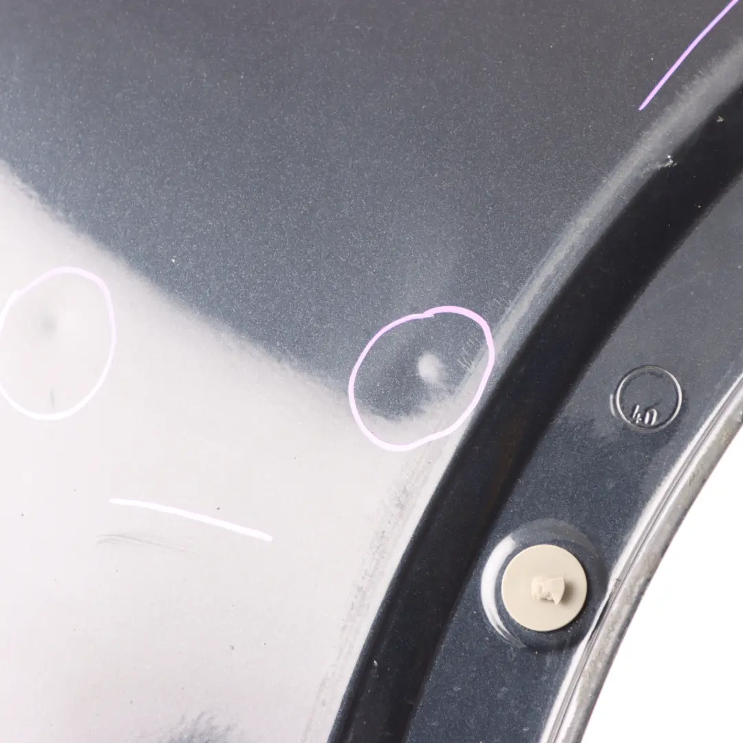 Mini R50 R52 Front Right O/S Wing Panel Fender Astro Black Metallic - A25 - SKU 7037438-ASB - Part number 7037438