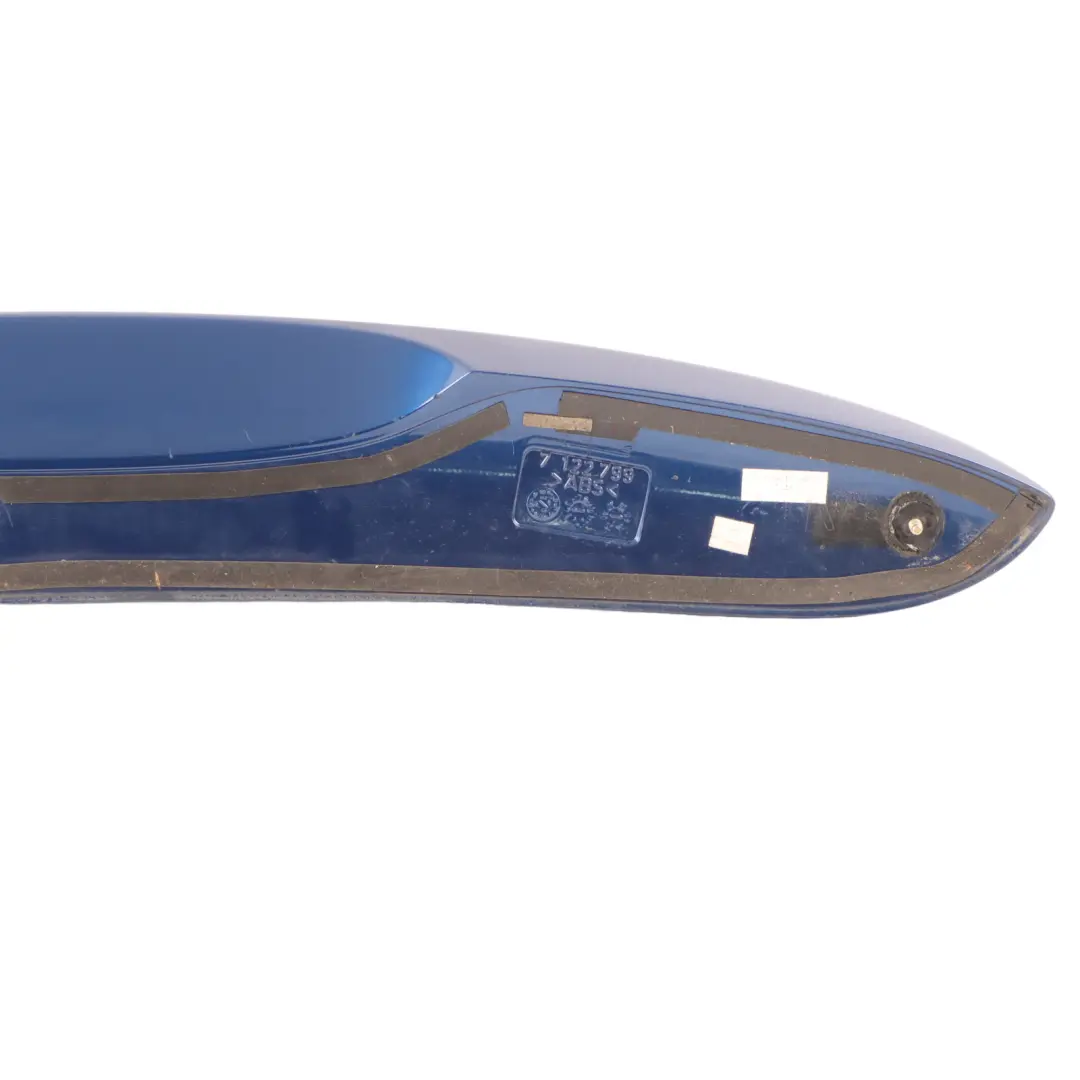 Spoiler Trunk Lid Imperial Blue Metallic - A89 to BMW Mini Cooper One R50 Rear with Part number 7122799 BMW Mini Cooper One R50 Rear Spoiler Trunk Lid Imperial Blue Metallic - A89 - SKU 7122799-IB - Part number 7122799