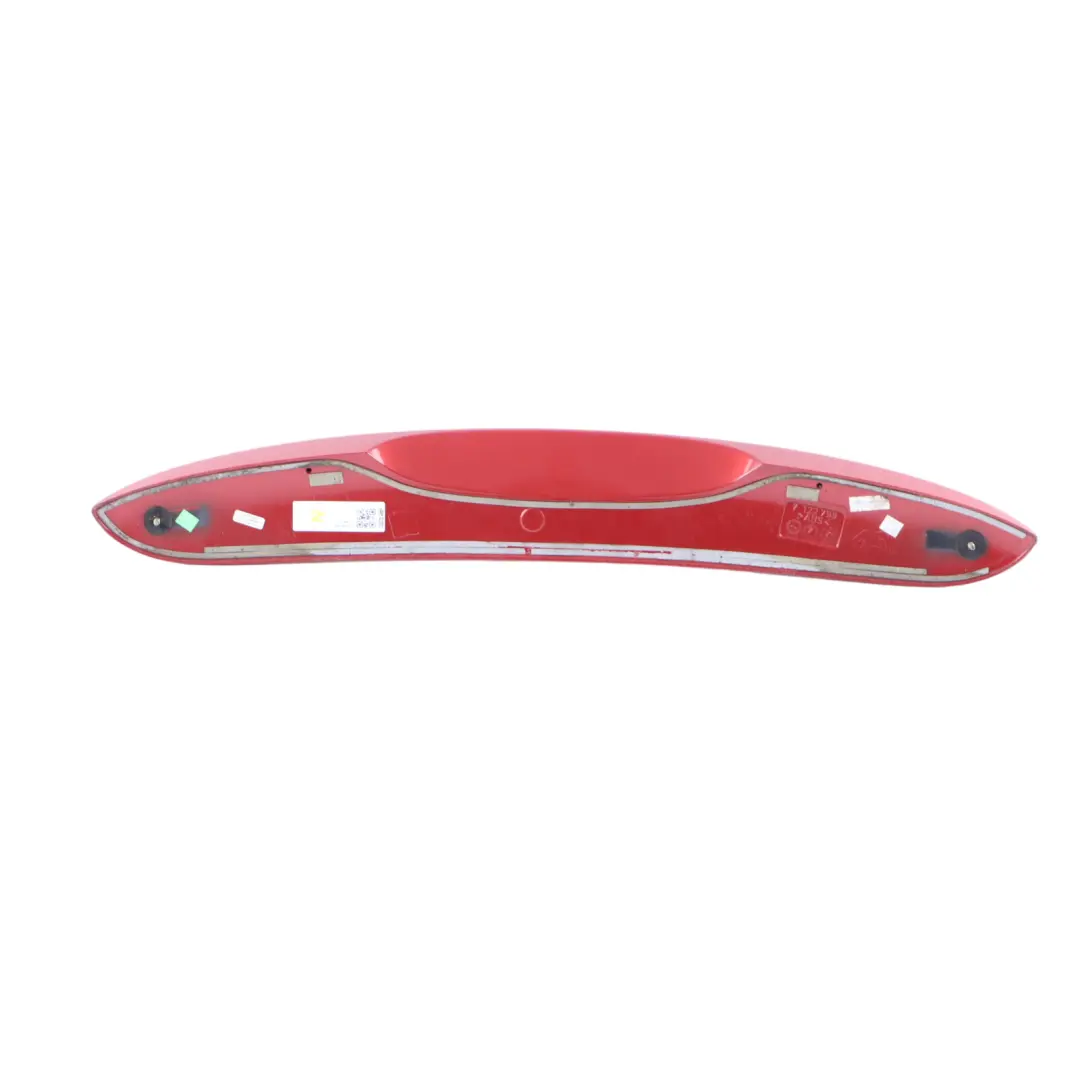 Spoiler Trunk Lid Trim Solar Red Metallic - A47 to Mini Cooper R56 Rear with Part number 7122799 Mini Cooper R56 Rear Spoiler Trunk Lid Trim Solar Red Metallic - A47 - SKU 7122799-SRE - Part number 7122799