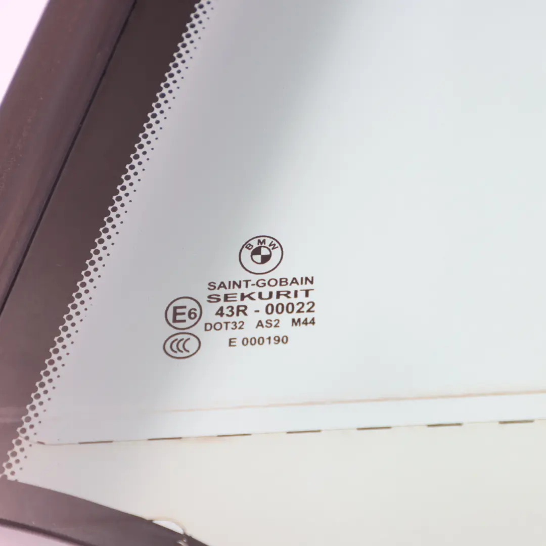 BMW E93 E93N Cabrio Vitres Latérales de Cabriolet Vertes Arrière Gauche - SKU 7128385-1 - Numéro de pièce 7128385