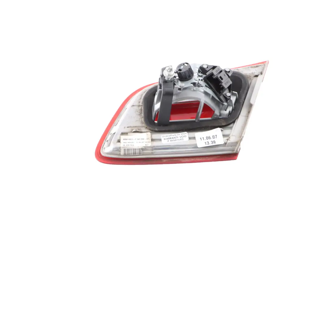 Lamp BMW E92 Coupe Left N/S Passenger Side Boot Trunk Lid Light to Rear with Part number 7162299 Rear Lamp BMW E92 Coupe Left N/S Passenger Side Boot Trunk Lid Light - SKU 7162299-5 - Part number 7162299