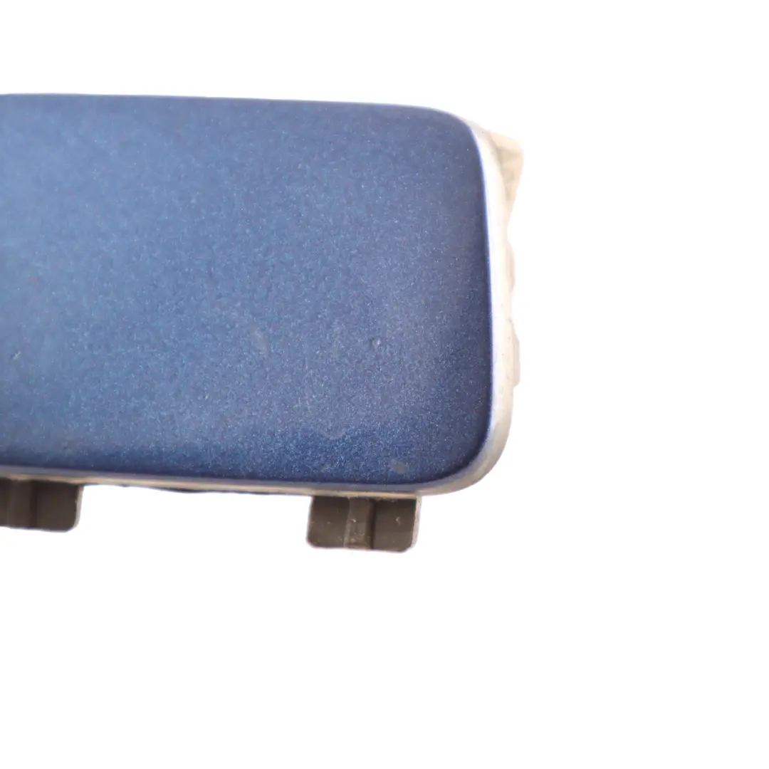 BMW E81 E87 LCI Front Bumper Flap Trim Cover Towing Eye Montego Blue A51 716658 - SKU 7166581-MTB - Part number 7166581