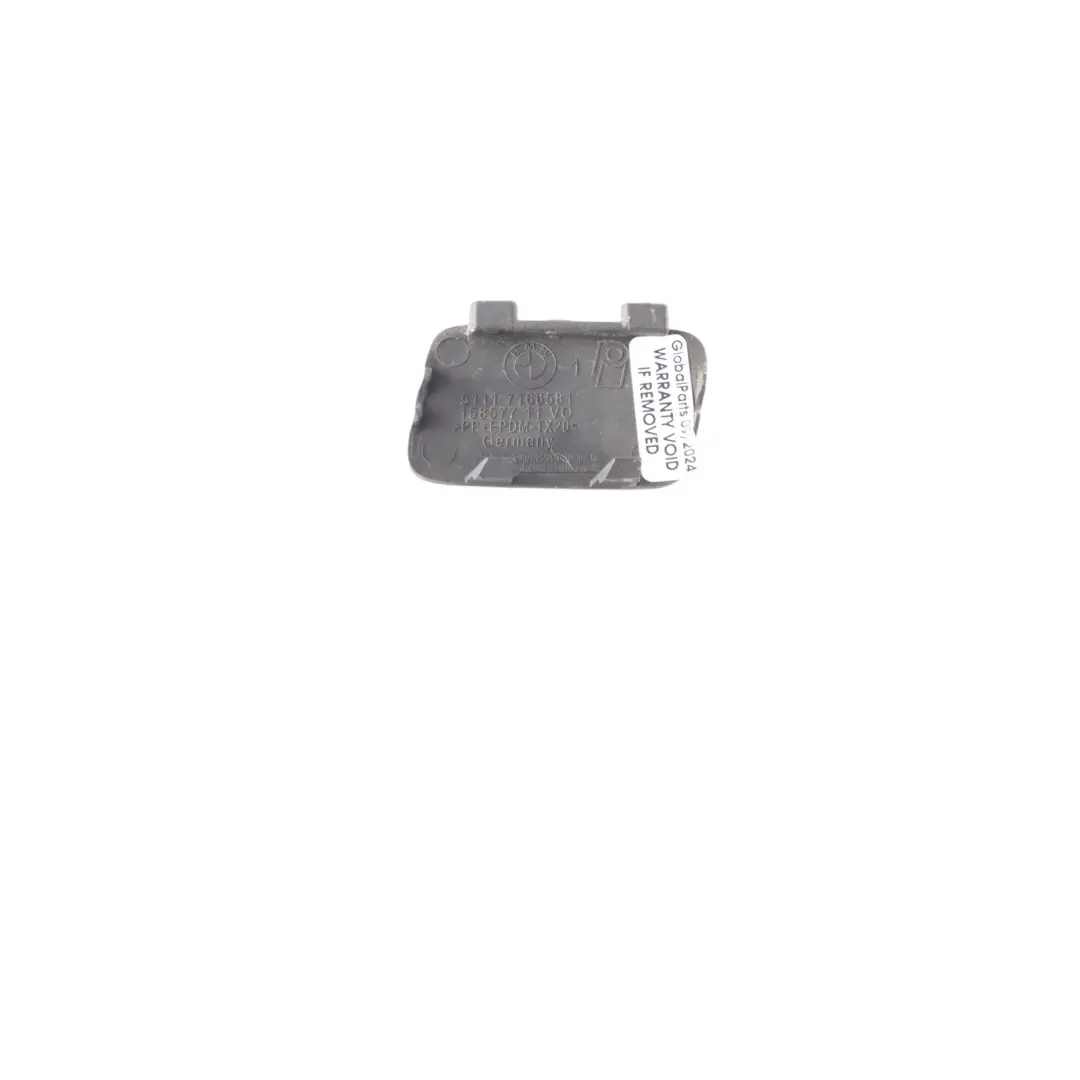 BMW E81 E87 LCI Couvercle protection pare chocs avant remorquage Bleu A51 716658 - SKU 7166581-MTB - Numéro de pièce 7166581
