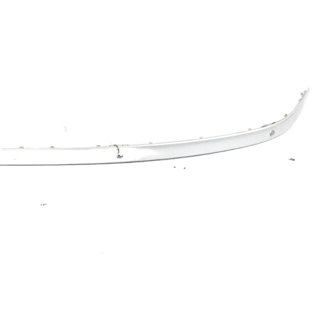 BMW E81 E87N LCI Rear Bumper Trim Strip Moulding Titan Silver Metallic - 354 - SKU 7166606-TS - Part number 7166606
