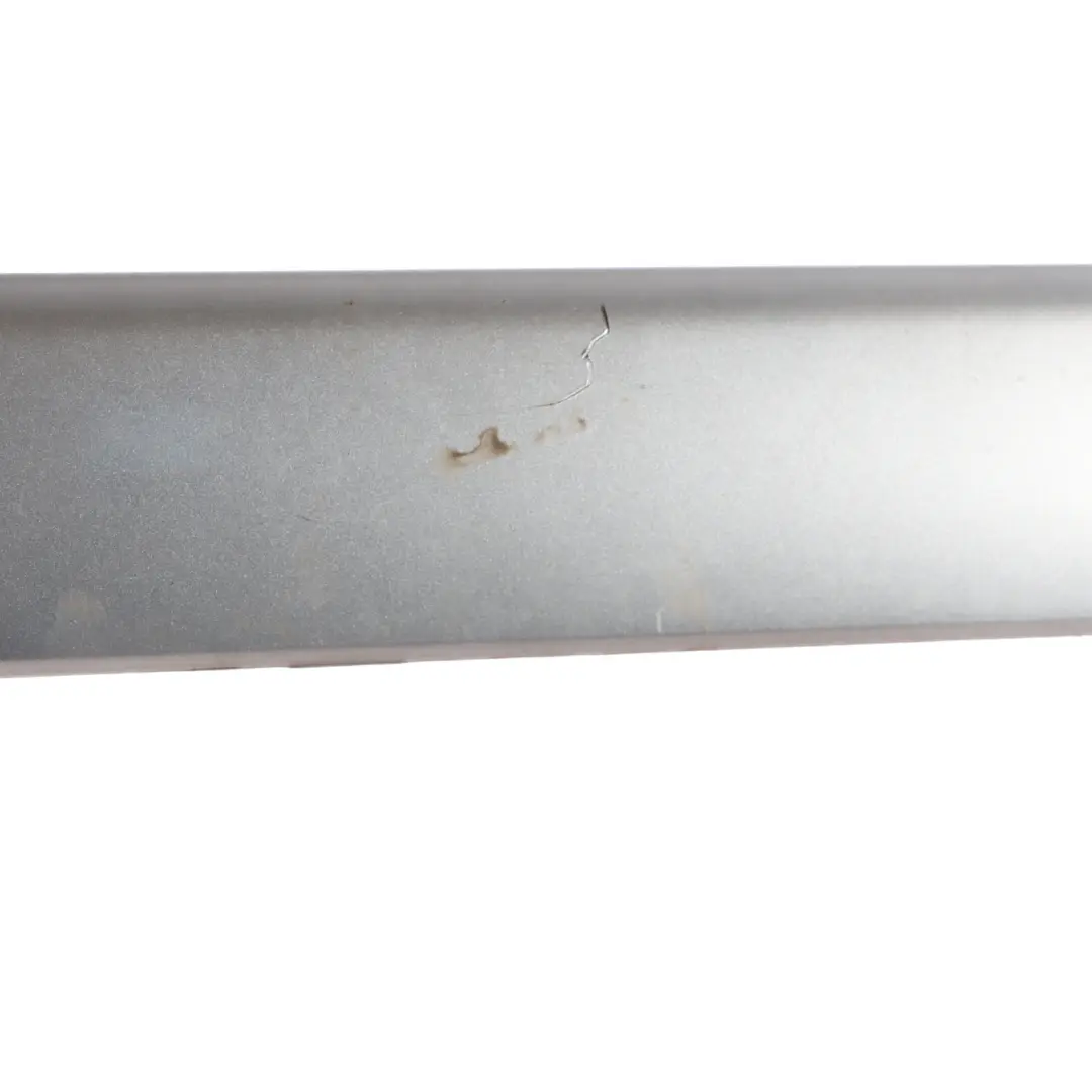 Bumper Trim Strip Moulding Titan Silver Metallic - 354 to BMW E81 E87N LCI Rear with Part number 7166606 BMW E81 E87N LCI Rear Bumper Trim Strip Moulding Titan Silver Metallic - 354 - SKU 7166606-TS - Part number 7166606