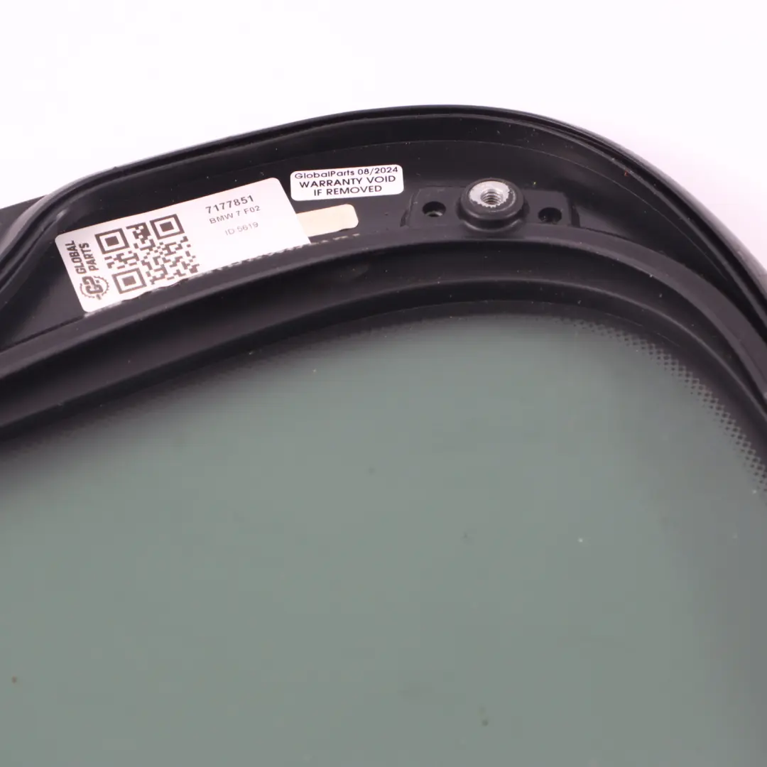 BMW F02 Rear Door Quarter Window Left N/S Glazing Glass SSG Green - SKU 7177851 - Part number 7177851