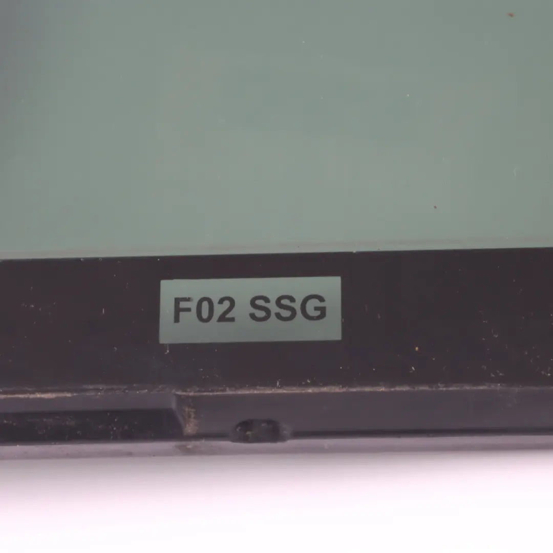 BMW F02 Szyba Boczna Drzwi Tylnych Lewych SSG Zielona Tył Lewo - SKU 7177851 - Numer Części 7177851
