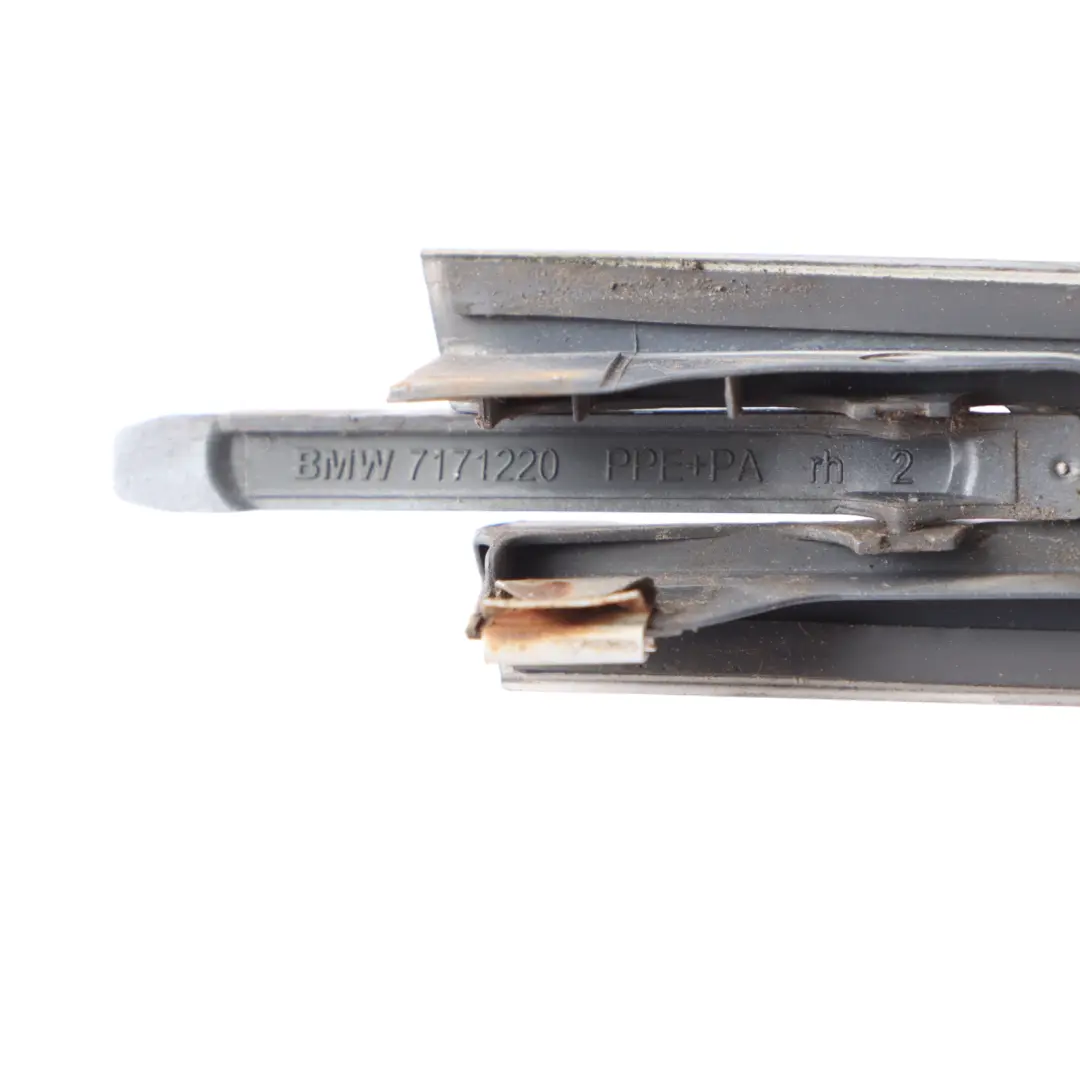 Right Top Roof Hinge Cover O/S Sparkling Graphite - A22 to BMW E93 Convertible with Part number 7184048 BMW E93 Convertible Right Top Roof Hinge Cover O/S Sparkling Graphite - A22 - SKU 7184048-SG2 - Part number 7184048