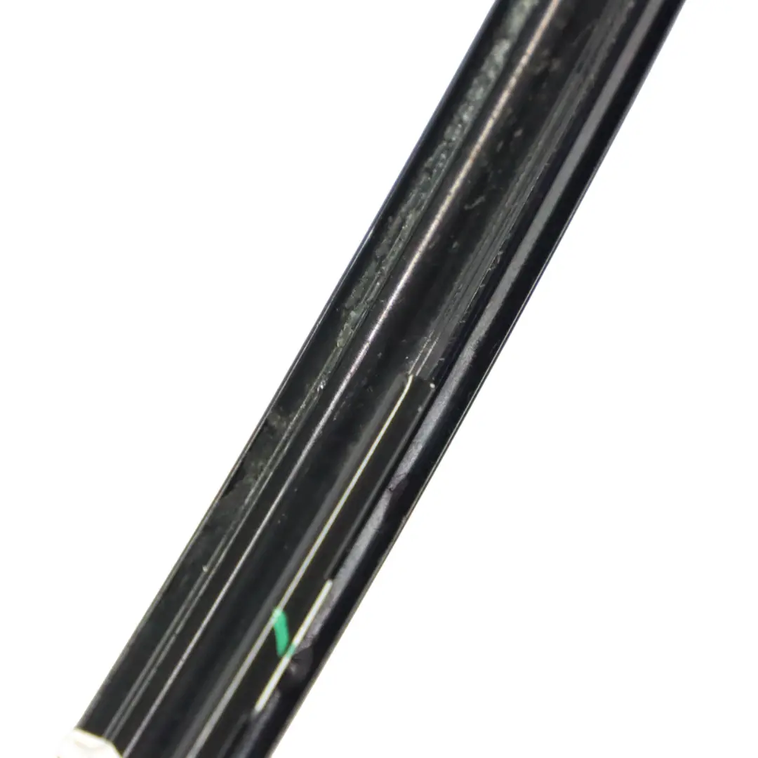 Window Frame Finisher Rear Left N/S Top Door Strip High Gloss Black to BMW F02 with Part number 7185243 BMW F02 Window Frame Finisher Rear Left N/S Top Door Strip High Gloss Black - SKU 7185243 - Part number 7185243