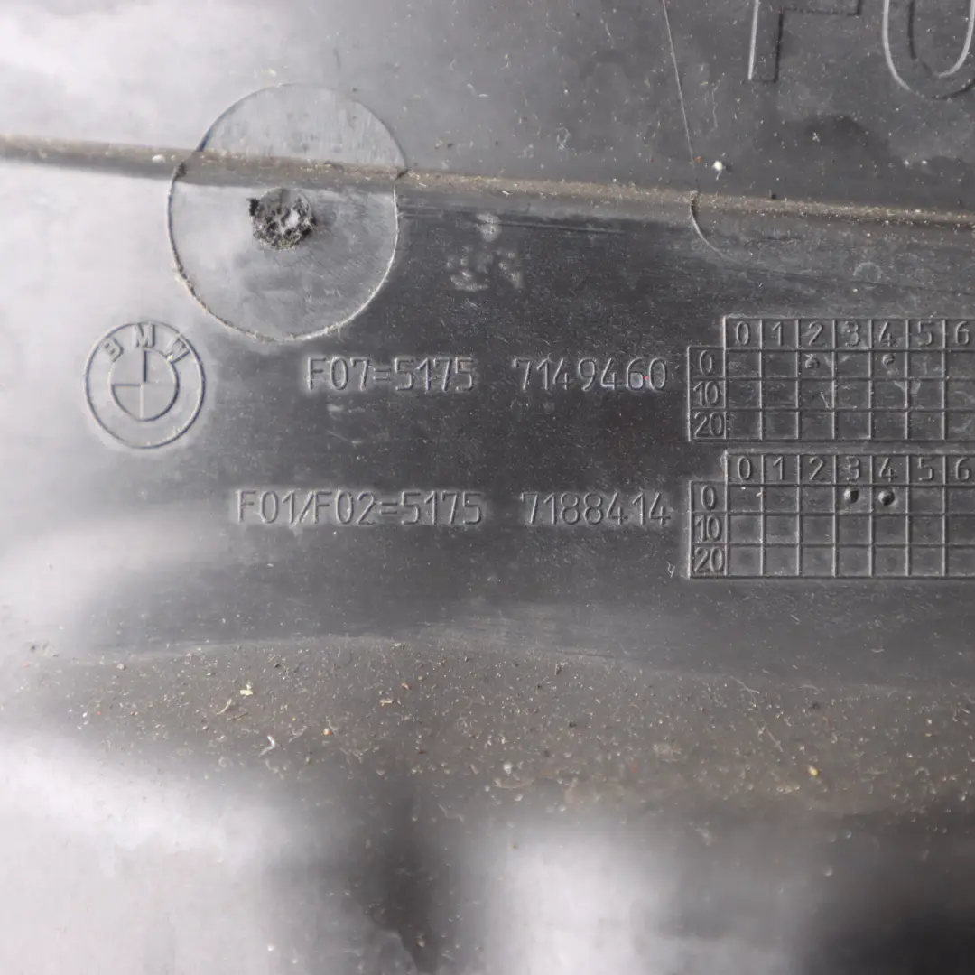  Noise Insulation BMW F01 F02 F03 Firewall Panel Upper Right O/S - SKU 7188414 - Part number 7188414