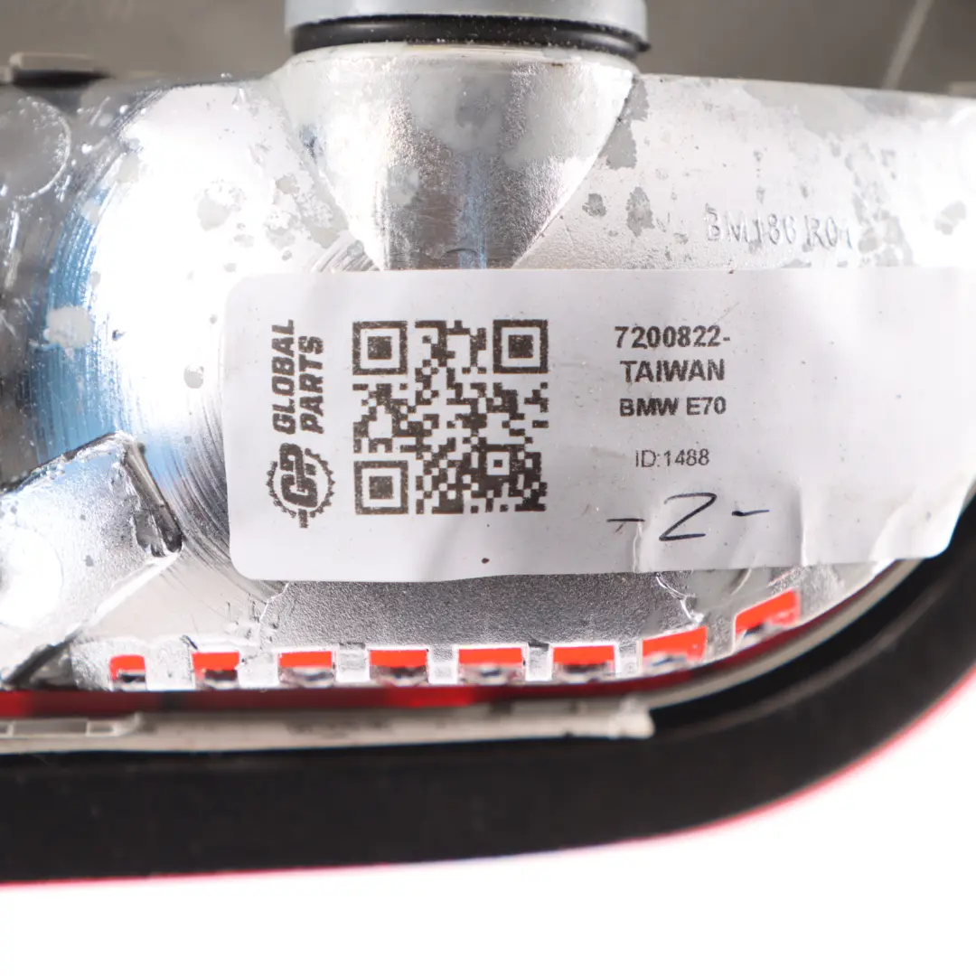 BMW X5 E70 Rear Light In Trunk Lid Boot Lamp Right O/S Tail Light - SKU 7200822-TAIWAN - Part number 7200822