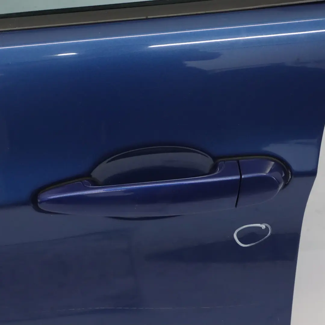 BMW E90 E91 Porta anteriore sinistra Montegoblau Montego Blue Metallic - A51 - SKU 7203643-MTB2 - Numero di parte 7203643