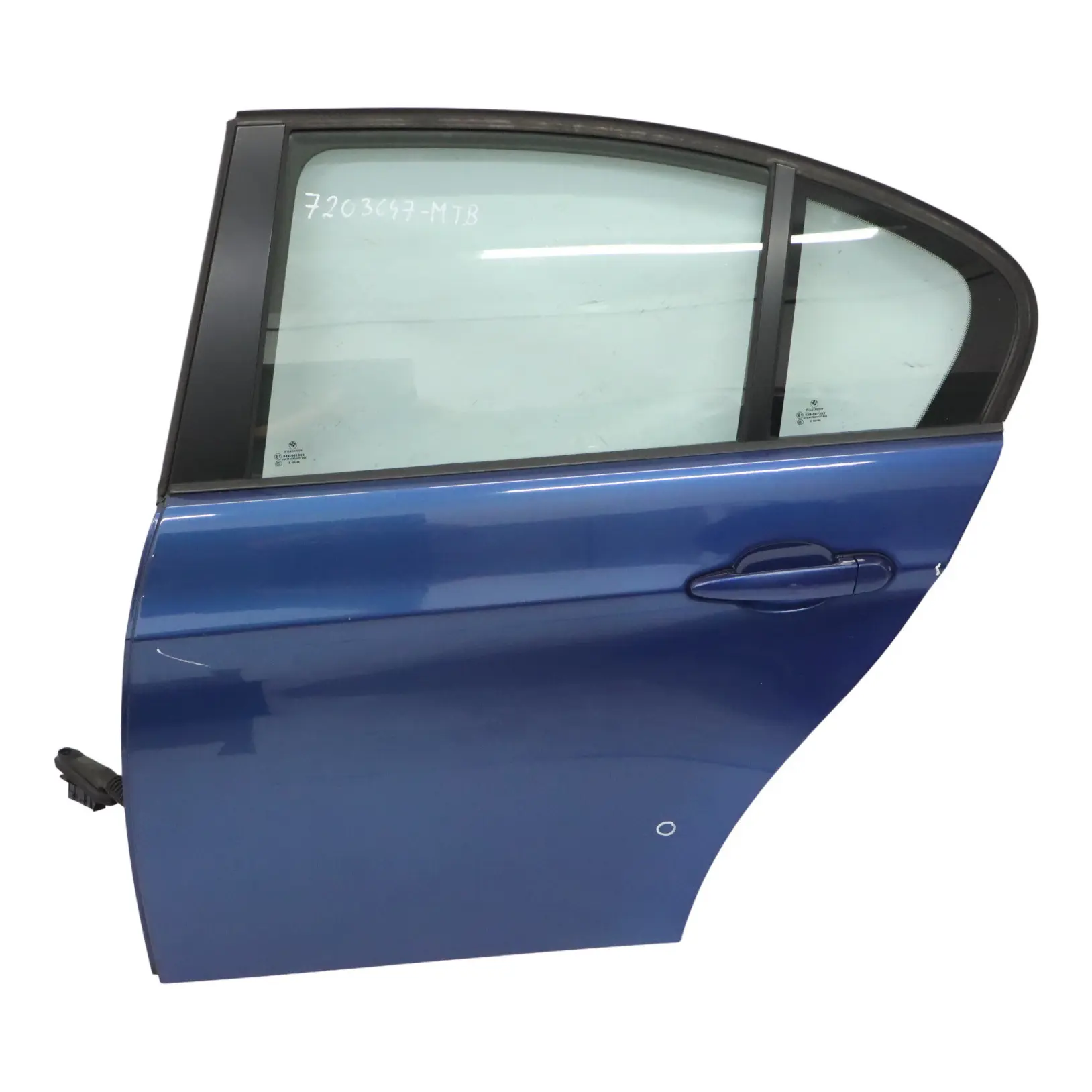 BMW E90 Porta posteriore sinistra Montegoblau Montego Blau Metallic - A51