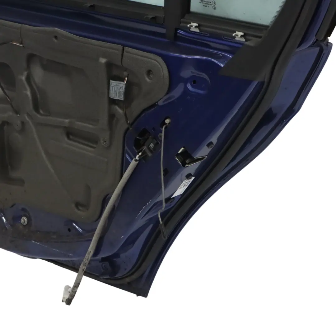 BMW E90 Drzwi Prawy Tył Montegoblau Montego Blue Niebieski Metalik - A51 - SKU 7203648-MTB - Numer Części 7203648