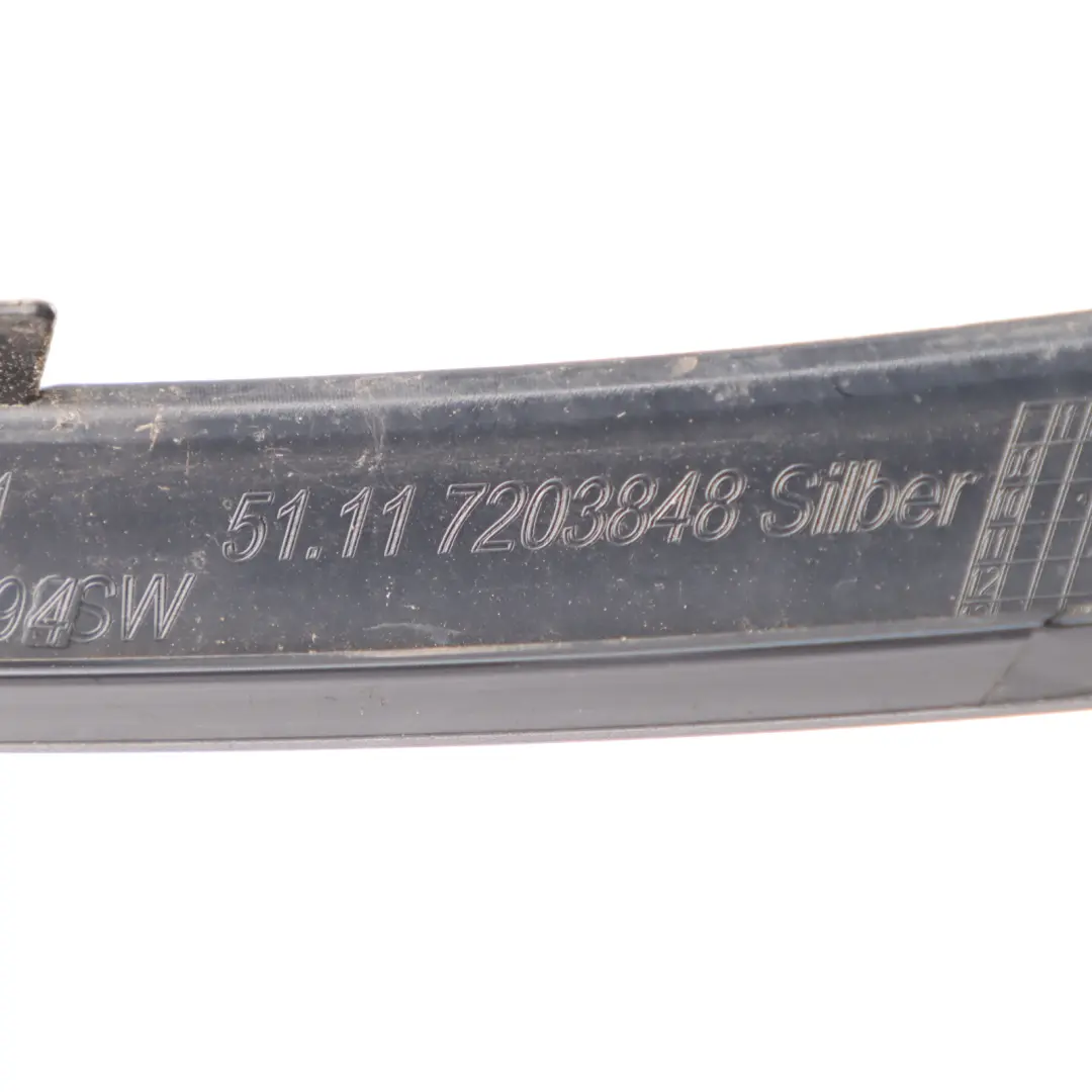 BMW E89 Bumper Grille Trim Panel Front Right O/S Silver - SKU 7203848 - Part number 7203848