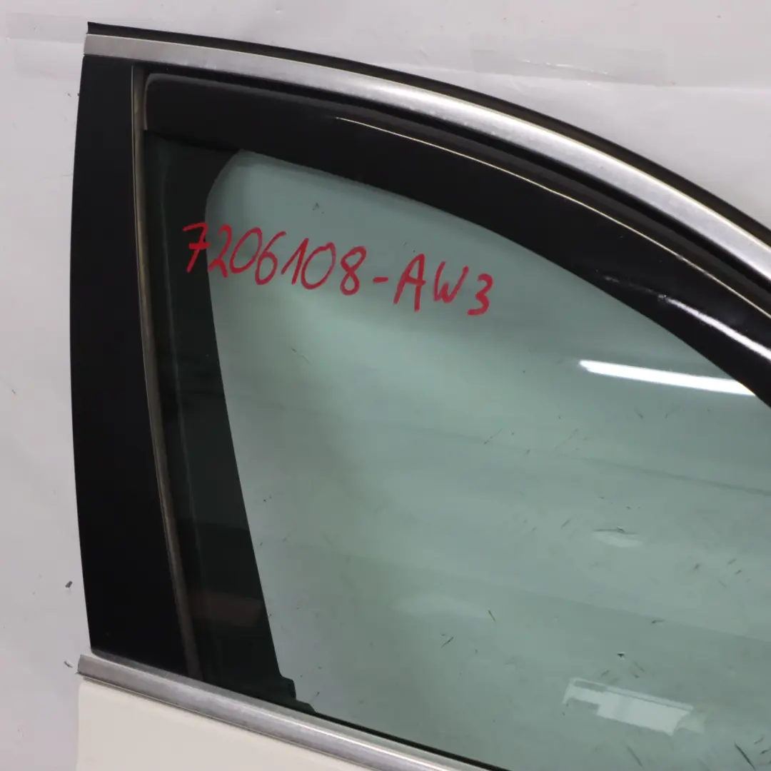 BMW F10 Door Front Right O/S F11 Alpinweiss Alpine White 3 - 300 - SKU 7206108-AW3 - Part number 7206108