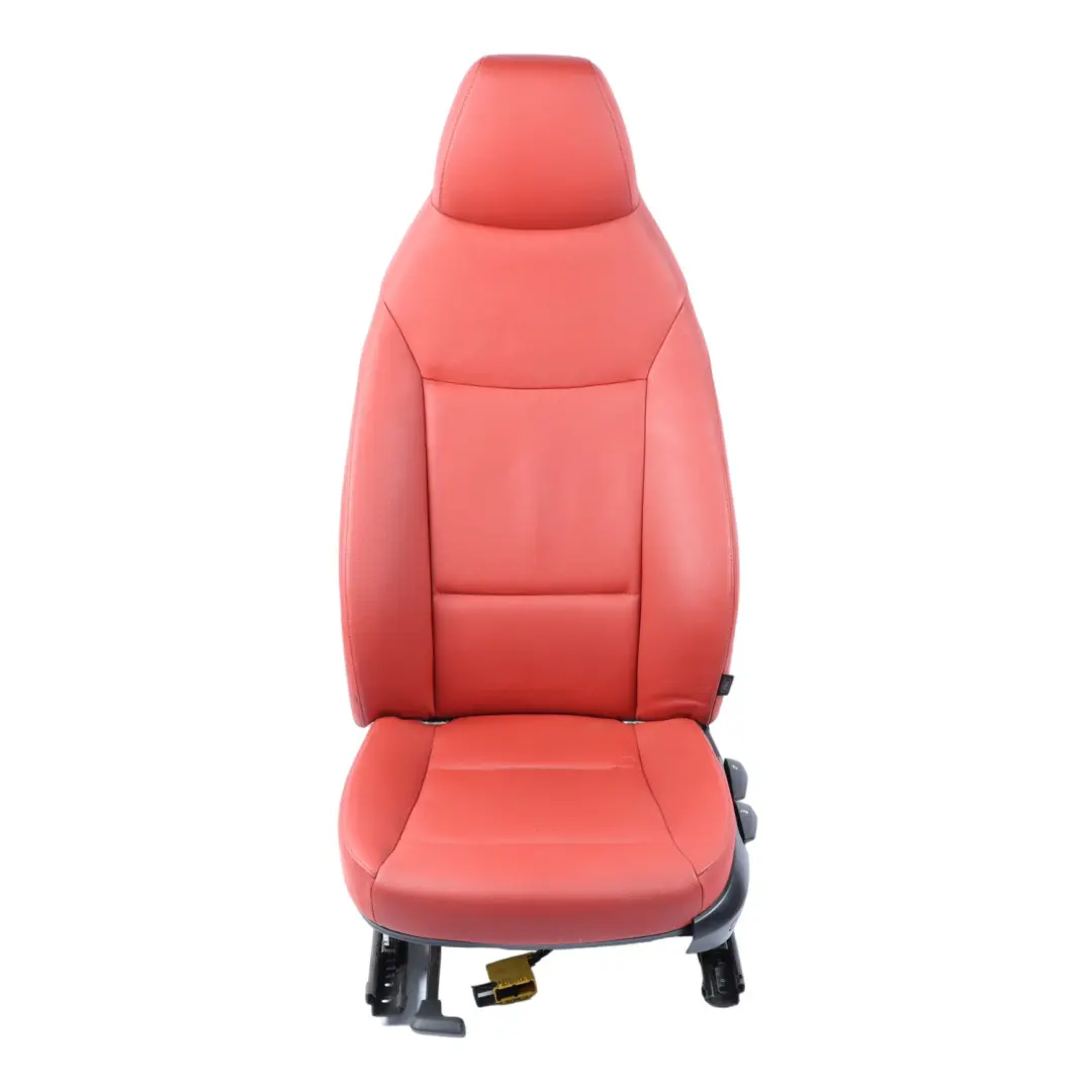 Front Left N/S Interior Heated Leather Kansas Red to BMW Z4 E89 Roadster Seat with Part number 7213915 BMW Z4 E89 Roadster Seat Front Left N/S Interior Heated Leather Kansas Red - SKU 7213915 - Part number 7213915