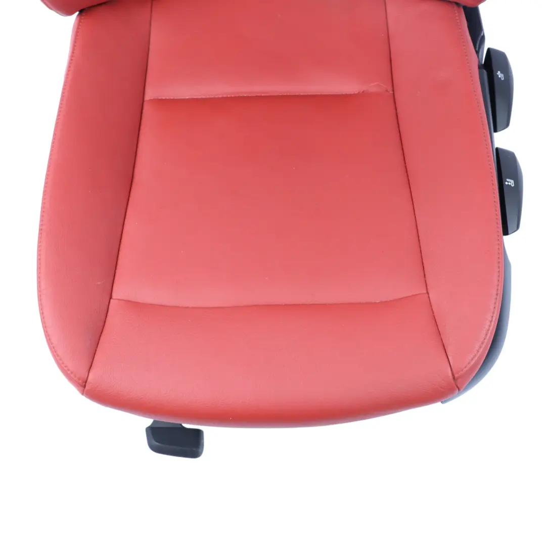 Front Left N/S Interior Heated Leather Kansas Red to BMW Z4 E89 Roadster Seat with Part number 7213915 BMW Z4 E89 Roadster Seat Front Left N/S Interior Heated Leather Kansas Red - SKU 7213915 - Part number 7213915