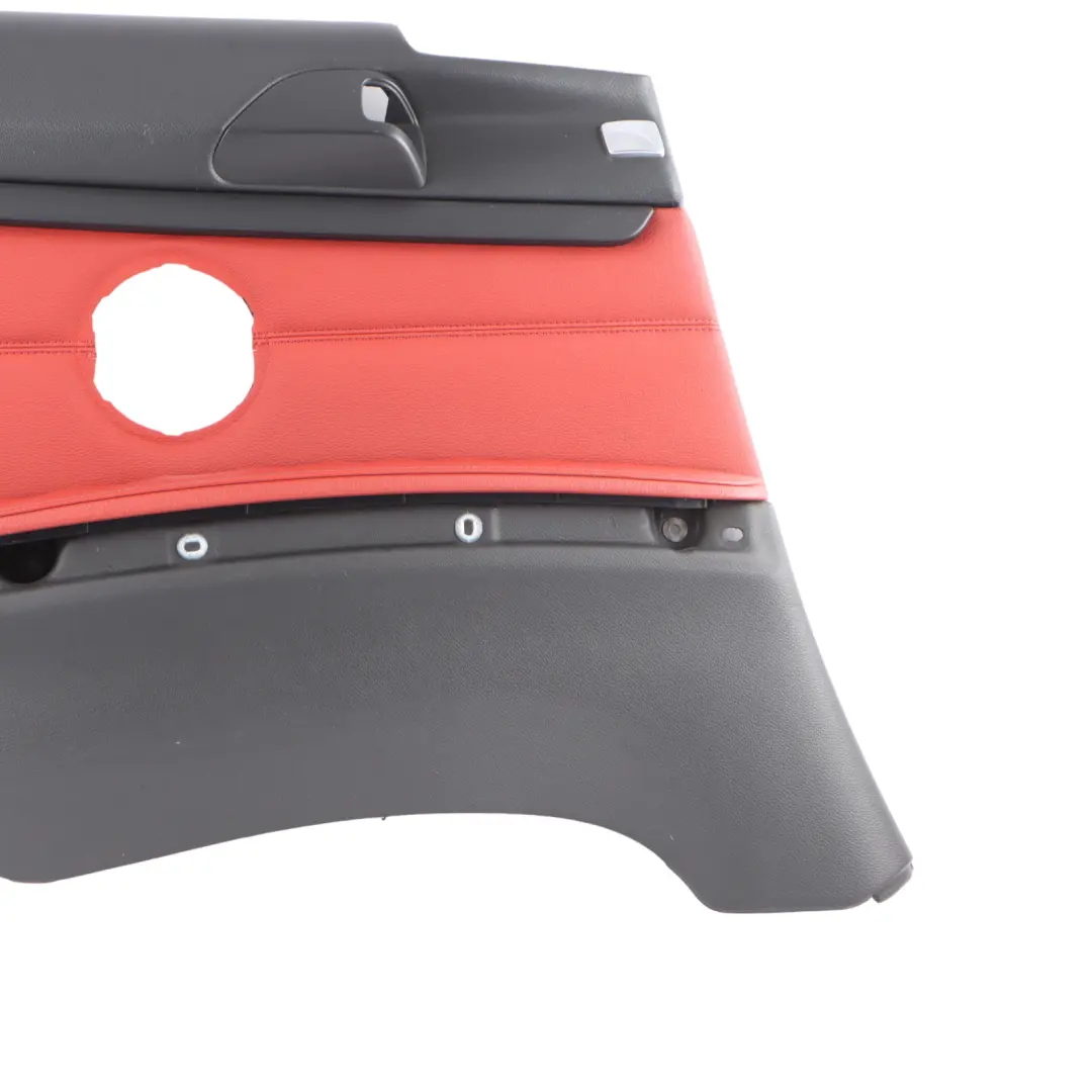 BMW E92 Copertura Laterale Posteriore Sinistra Fodera Pannello Pelle Rossa - SKU 7218825 - Numero di parte 7218825