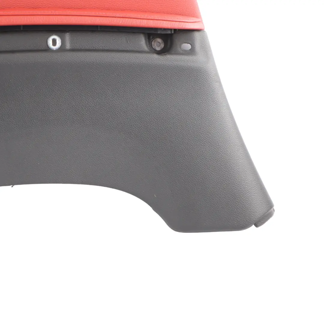 Trasero Izquierdo Lateral Cubierta Panel Forro Cuero Rojo para BMW E92 con número de pieza 7218825 BMW E92 Trasero Izquierdo Lateral Cubierta Panel Forro Cuero Rojo - SKU 7218825 - Número de pieza 7218825