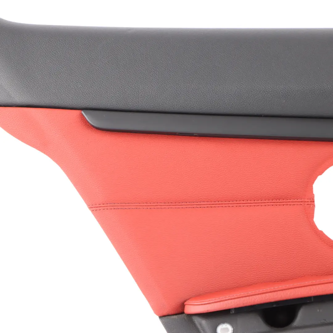 BMW E92 Panneau De Garniture De Couvercle Latéral Arrière Gauche En Cuir Rouge - SKU 7218825 - Numéro de pièce 7218825
