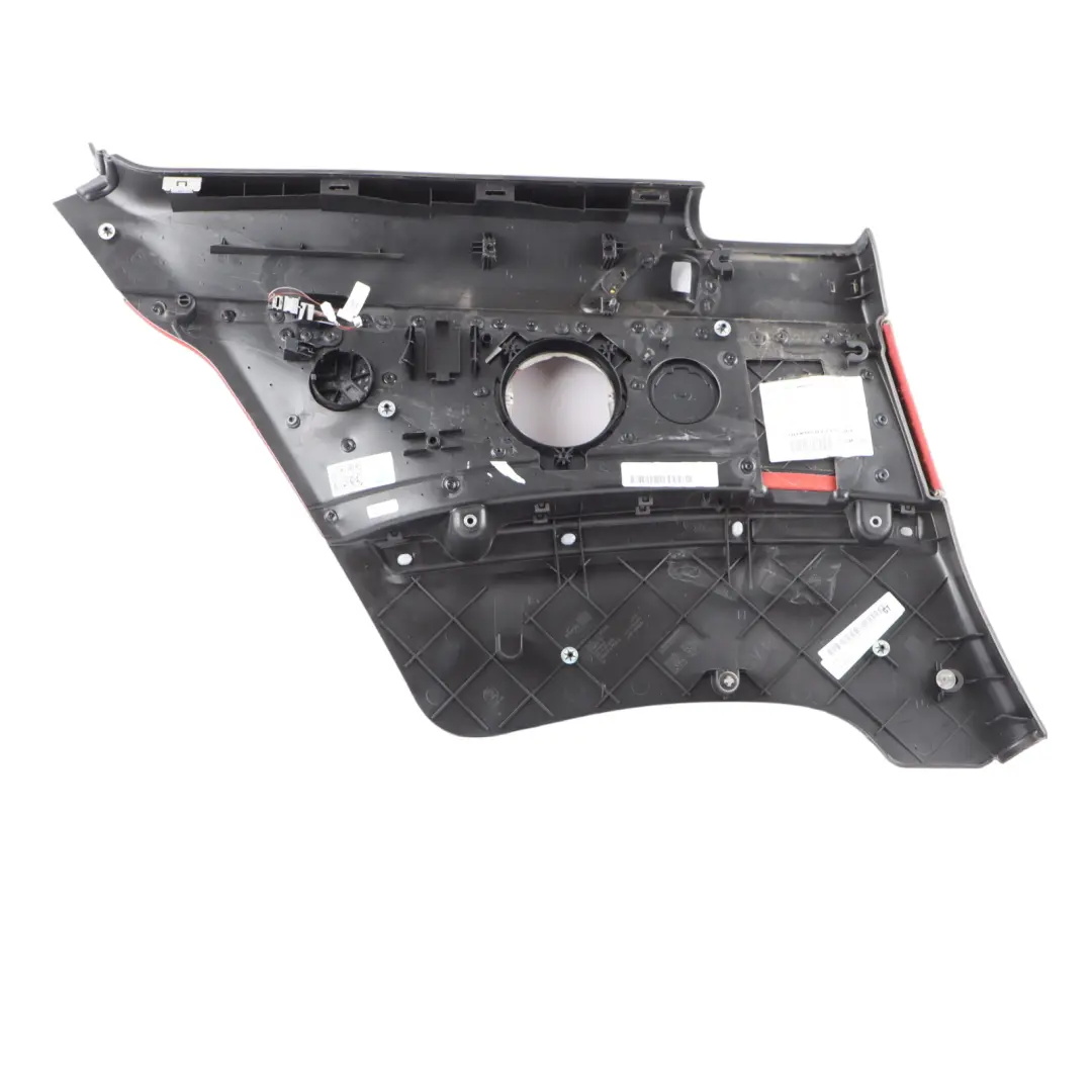BMW E92 Rear Right O/S Lateral Cover Trim Panel Lining Red Leather - SKU 7218826 - Part number 7218826