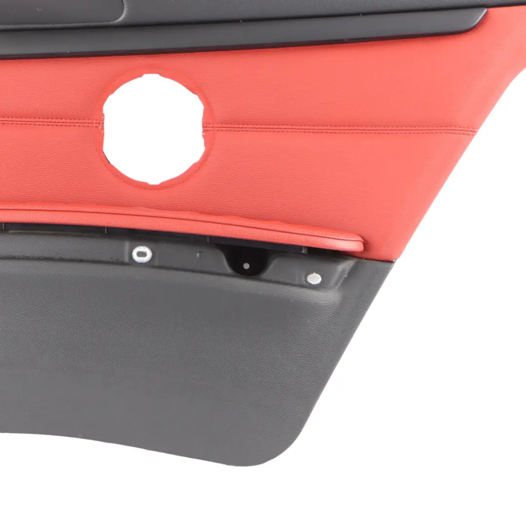 BMW E92 Garniture Panneau Garniture Couvercle Latéral Arrière Droit Cuir Rouge - SKU 7218826 - Numéro de pièce 7218826