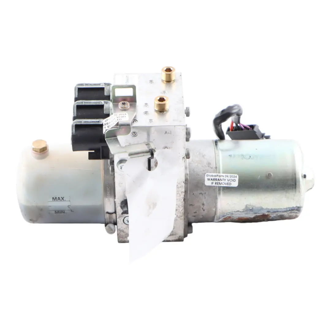 Roof Pump Motor Hydro Unit to BMW Z4 E89 Roadster Cabrio Convertible with Part number 7220798 BMW Z4 E89 Roadster Cabrio Convertible Roof Pump Motor Hydro Unit - SKU 7220798 - Part number 7220798