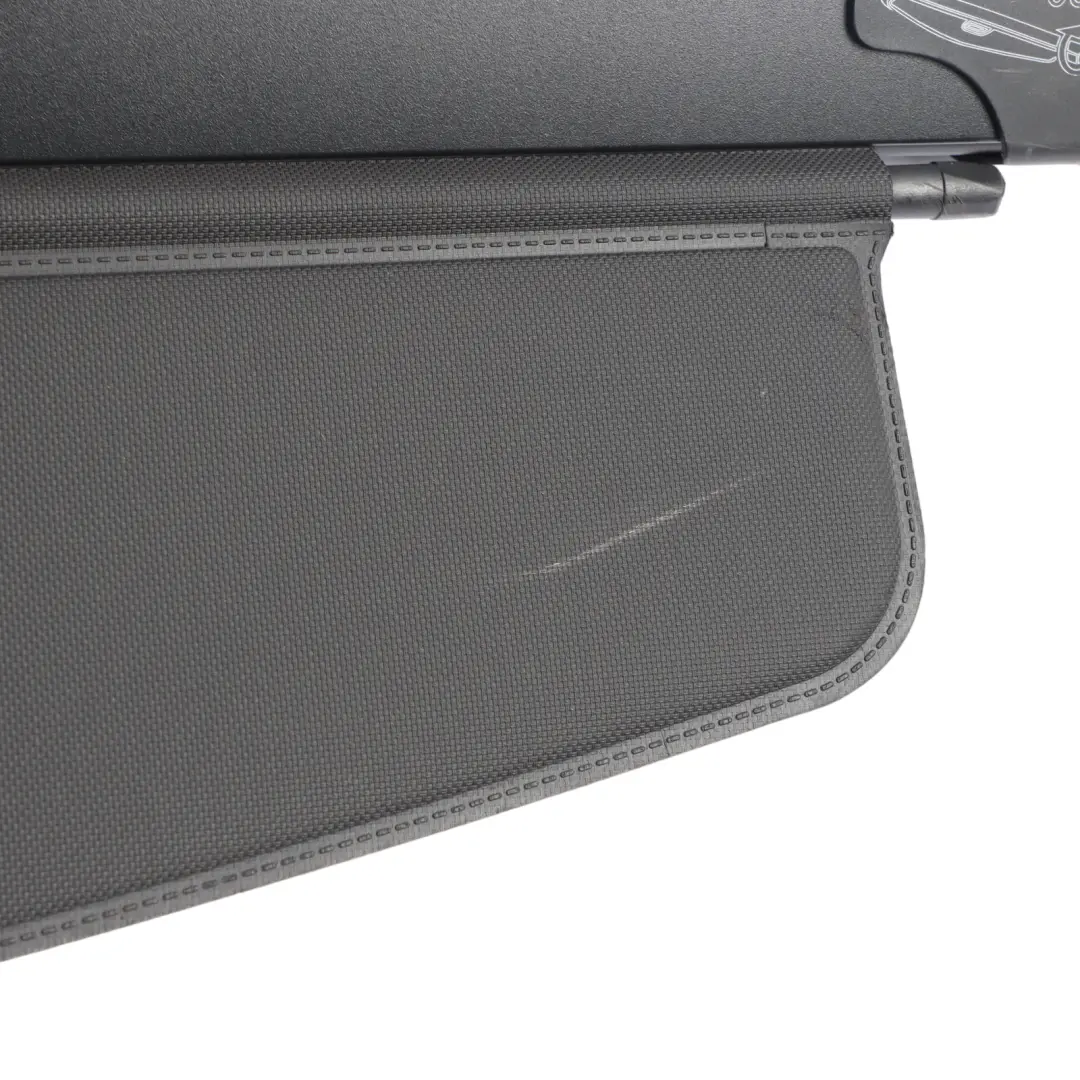 Persiana Enrollable Portapaquetes Maletero Antracita para BMW X3 F25 con número de pieza 7222208 BMW X3 F25 Persiana Enrollable Portapaquetes Maletero Antracita - SKU 7222208 - Número de pieza 7222208