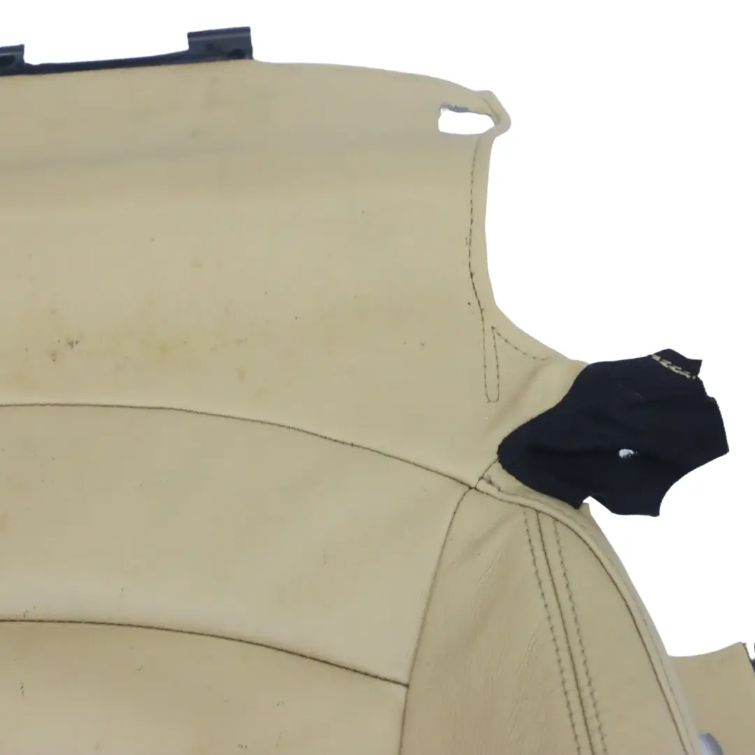 Front Left N/S Sport Seat Cover Leather Tuscan Beige to Seat Cover Mini R56 R57 with Part number 7229569 Seat Cover Mini R56 R57 Front Left N/S Sport Seat Cover Leather Tuscan Beige - SKU 7229569-4 - Part number 7229569