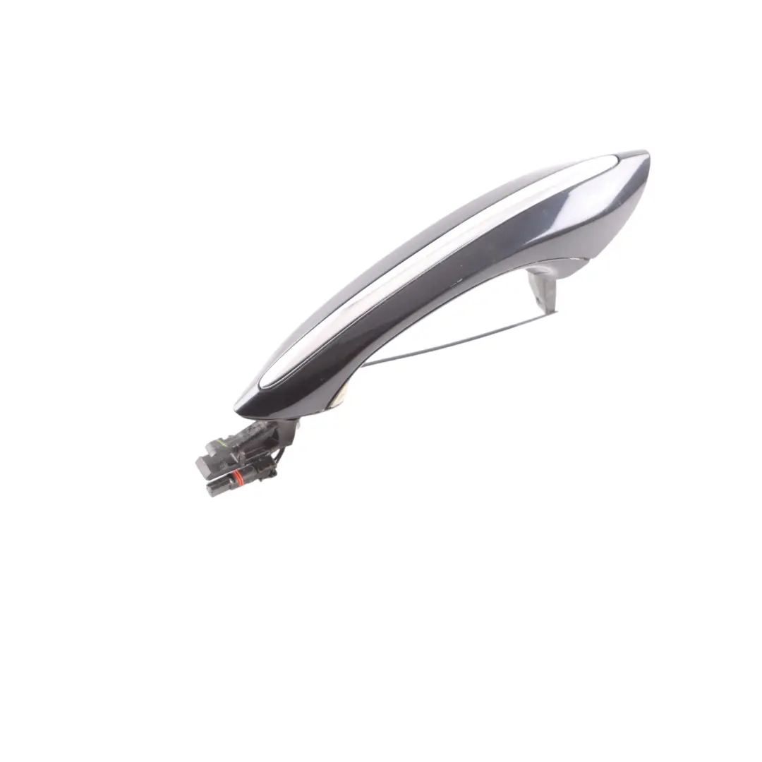 BMW F01 F10 Outside Door Handle Rear Left N/S Carbonschwarz Black - 416 - SKU 7231929-CAR2 - Part number 7231929