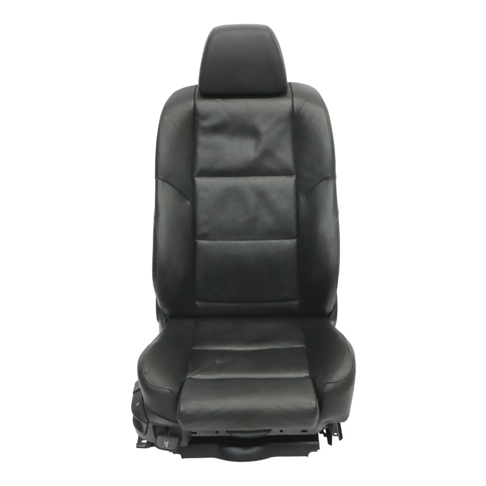 Sedile Anteriore BMW E60 E61 Sport Interno Riscaldato Destro Pelle Dakota Nero