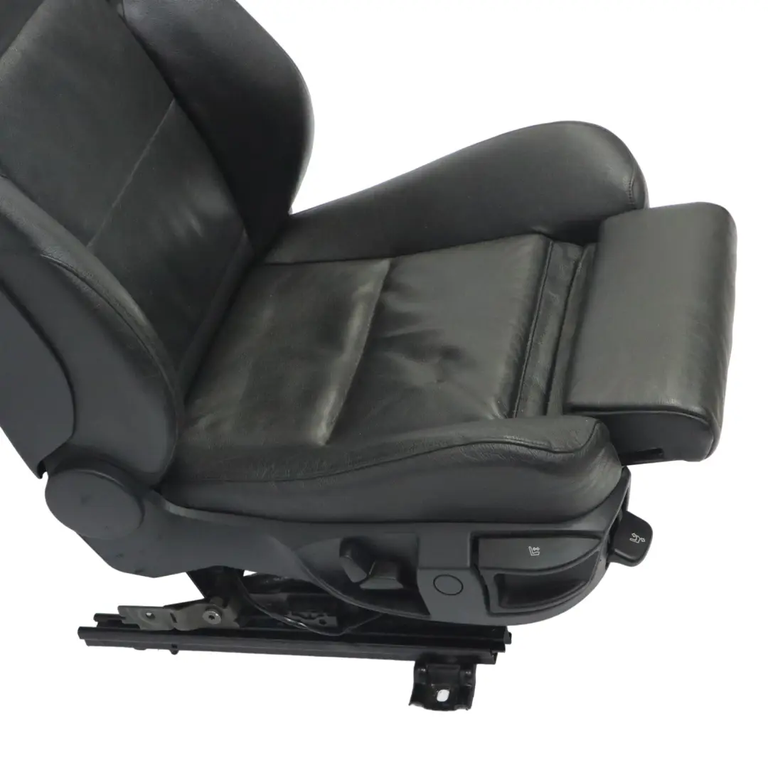  Front Seat BMW E60 E61 Sport Interior Heated Right O/S Leather Dakota Black - SKU 7249382-1 - Part number 7249382