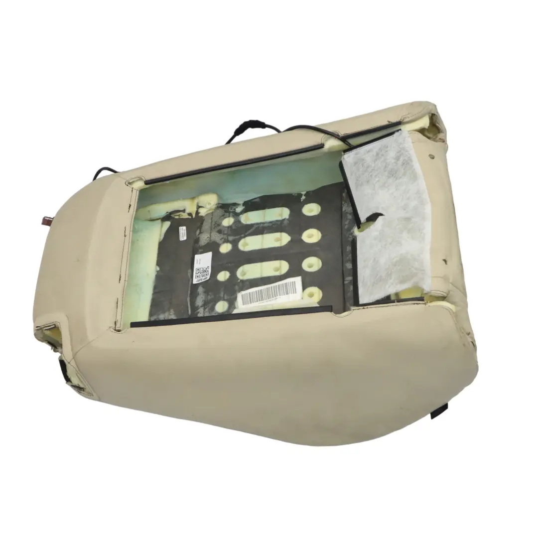 BMW E92 M Sport Vordersitz Links Rückenlehne Abdeckung Leder Creme Beige - SKU 7253097 - Teilenummer 7253097