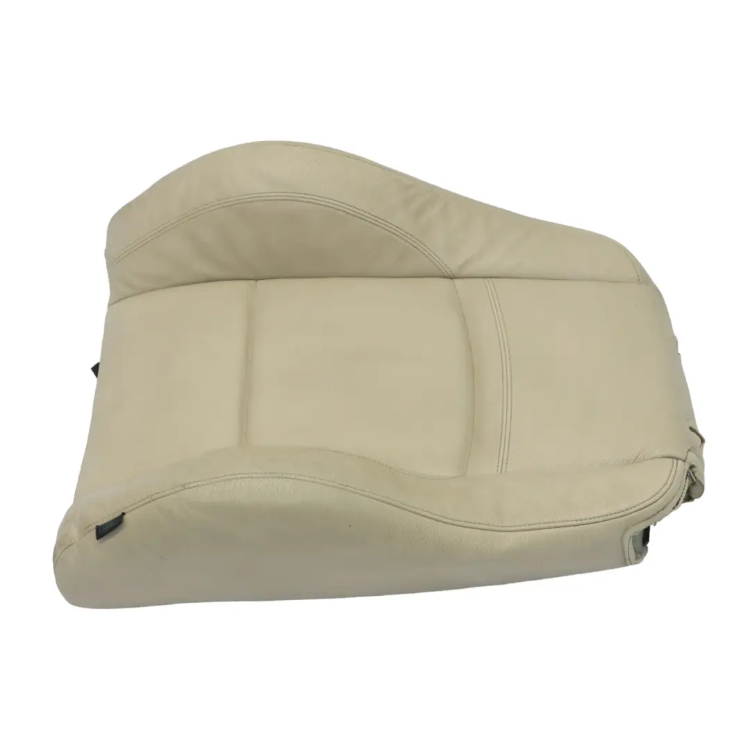 Front Seat Left N/S Backrest Cover Leather Cream Beige to BMW E92 M Sport with Part number 7253097 BMW E92 M Sport Front Seat Left N/S Backrest Cover Leather Cream Beige - SKU 7253097 - Part number 7253097