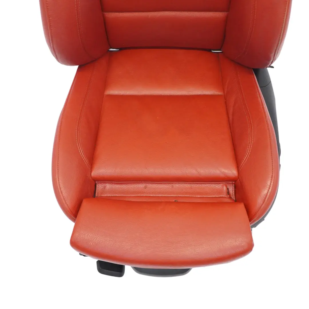 BMW E92 LCI Vorder Sitz Elektrisch M Sport Beheizt Links Korall Rot Leder Dakota - SKU 7253099-3 - Teilenummer 7253099