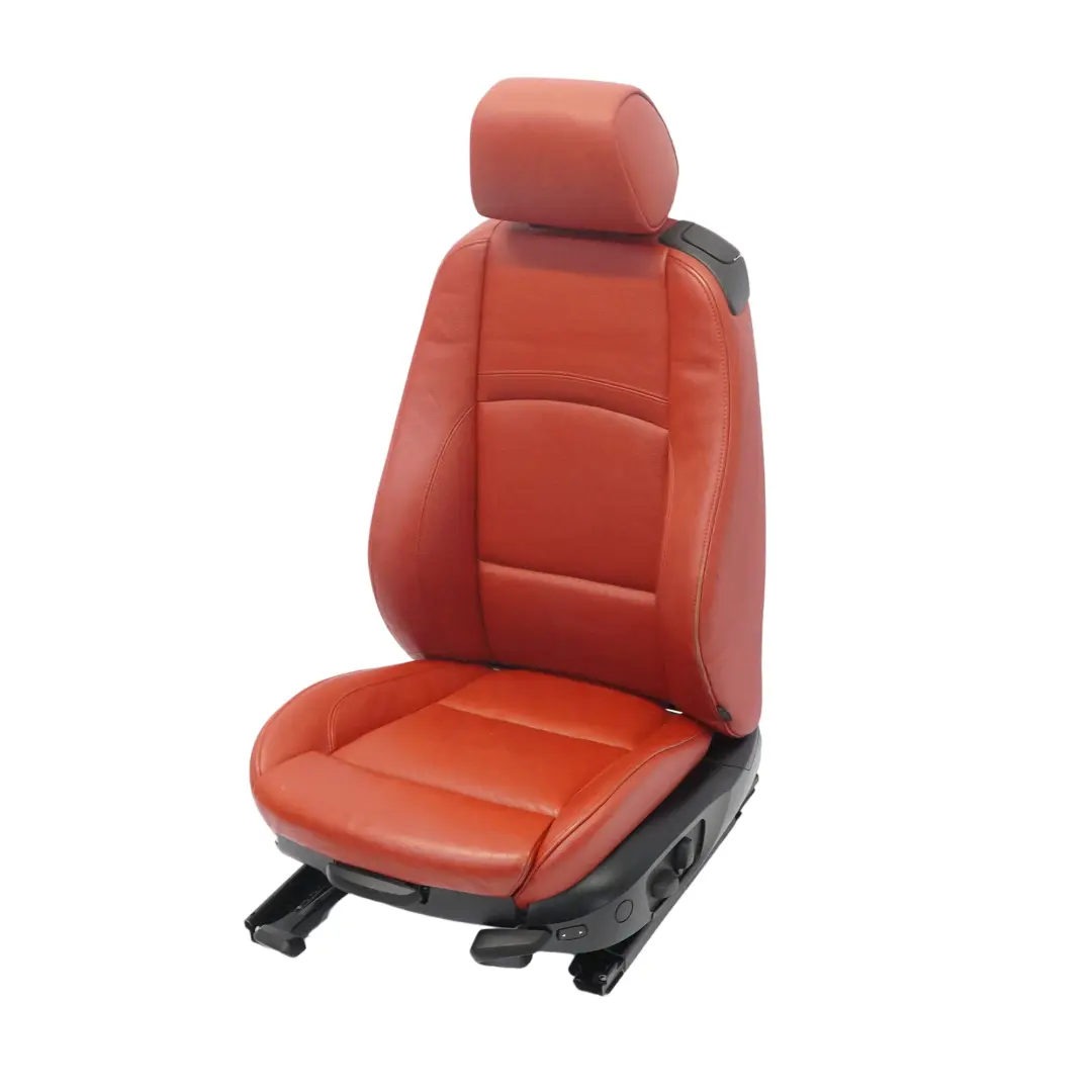 BMW E92 LCI Vorder Sitz Elektrisch M Sport Beheizt Links Korall Rot Leder Dakota - SKU 7253099-3 - Teilenummer 7253099