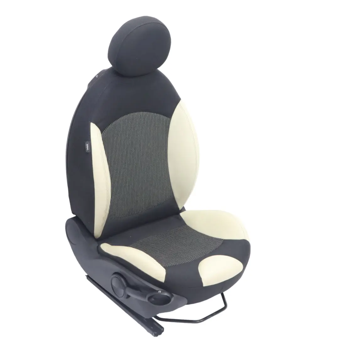 Asiento Delantero Deportivo Mini Cooper R55 R56 R57 Derecho Tela Cuero Beige para con número de pieza 7255524 Asiento Delantero Deportivo Mini Cooper R55 R56 R57 Derecho Tela Cuero Beige - SKU 7255524-1 - Número de pieza 7255524