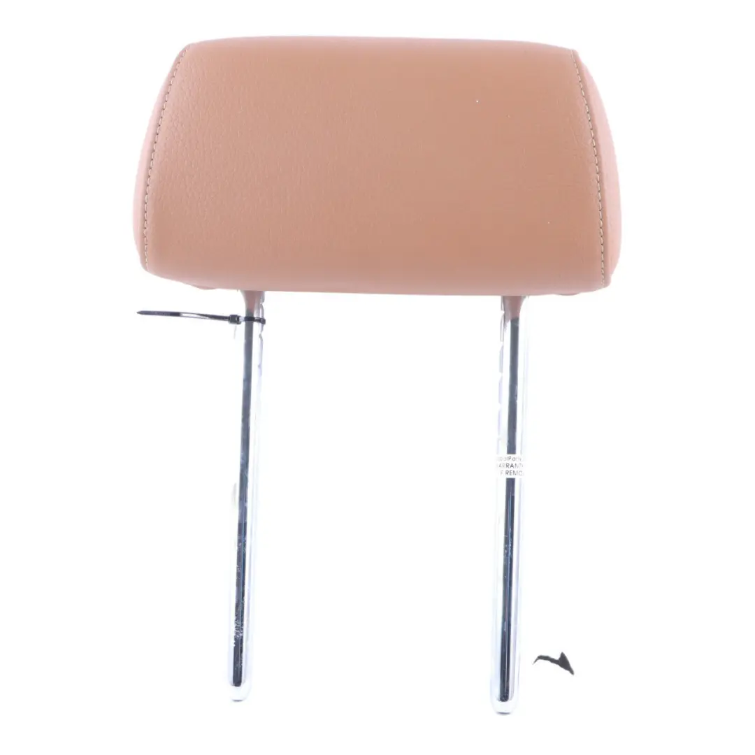 Headrest Rear Centre Backrest Leather Sattel Braun to BMW E90 Seat with Part number 7256588 BMW E90 Seat Headrest Rear Centre Backrest Leather Sattel Braun - SKU 7256588 - Part number 7256588