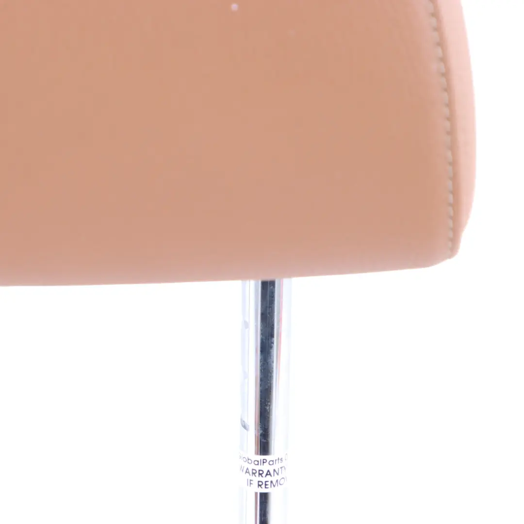 Headrest Rear Centre Backrest Leather Sattel Braun to BMW E90 Seat with Part number 7256588 BMW E90 Seat Headrest Rear Centre Backrest Leather Sattel Braun - SKU 7256588 - Part number 7256588