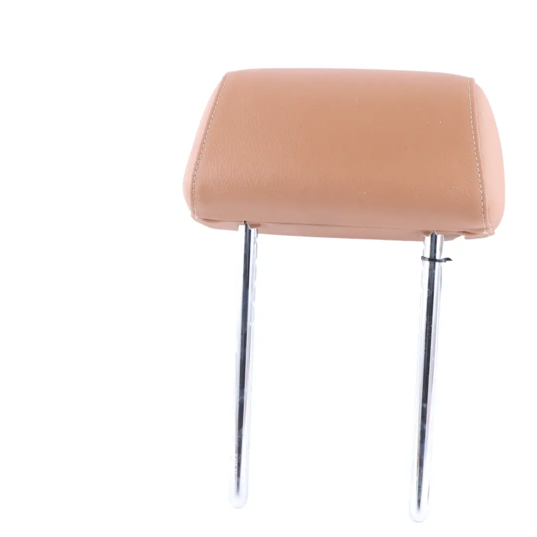 Headrest Rear Centre Backrest Leather Sattel Braun to BMW E90 Seat with Part number 7256588 BMW E90 Seat Headrest Rear Centre Backrest Leather Sattel Braun - SKU 7256588 - Part number 7256588