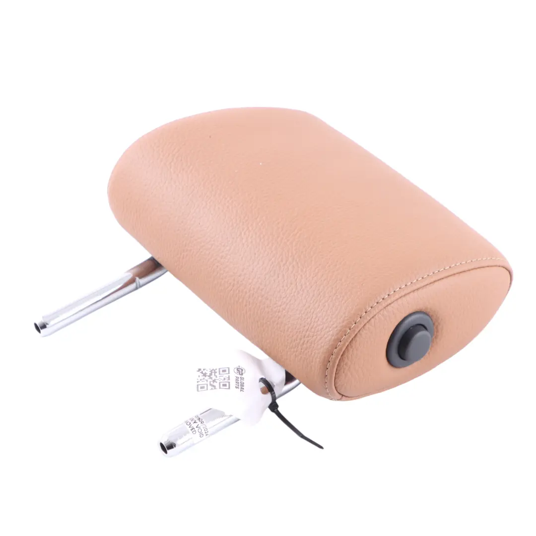 Headrest Rear Centre Middle Backrest Leather Sattel Braun to BMW E90 Seat with Part number 7256603 BMW E90 Seat Headrest Rear Centre Middle Backrest Leather Sattel Braun - SKU 7256603 - Part number 7256603
