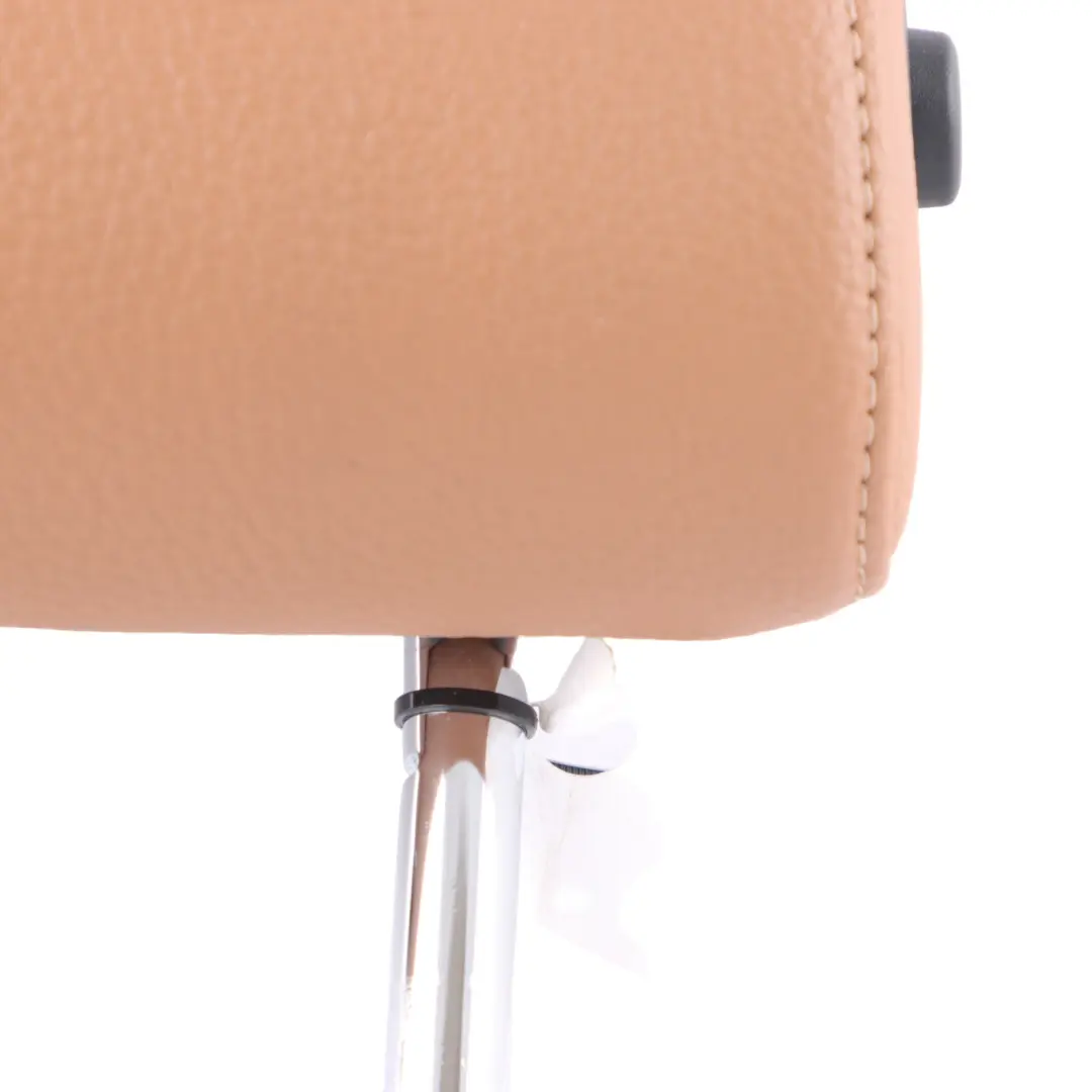 Headrest Rear Centre Middle Backrest Leather Sattel Braun to BMW E90 Seat with Part number 7256603 BMW E90 Seat Headrest Rear Centre Middle Backrest Leather Sattel Braun - SKU 7256603 - Part number 7256603