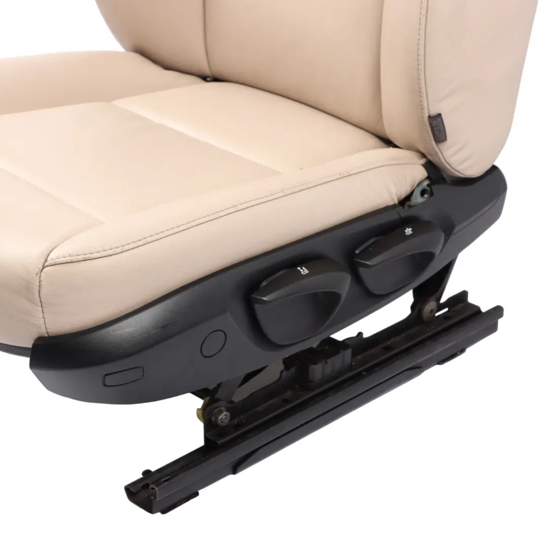 Asiento Delantero Izquierdo Con Calefacción Cuero Dakota Oyster para BMW E90 E91 LCI con número de pieza 7257543 BMW E90 E91 LCI Asiento Delantero Izquierdo Con Calefacción Cuero Dakota Oyster - SKU 7257543-2 - Número de pieza 7257543