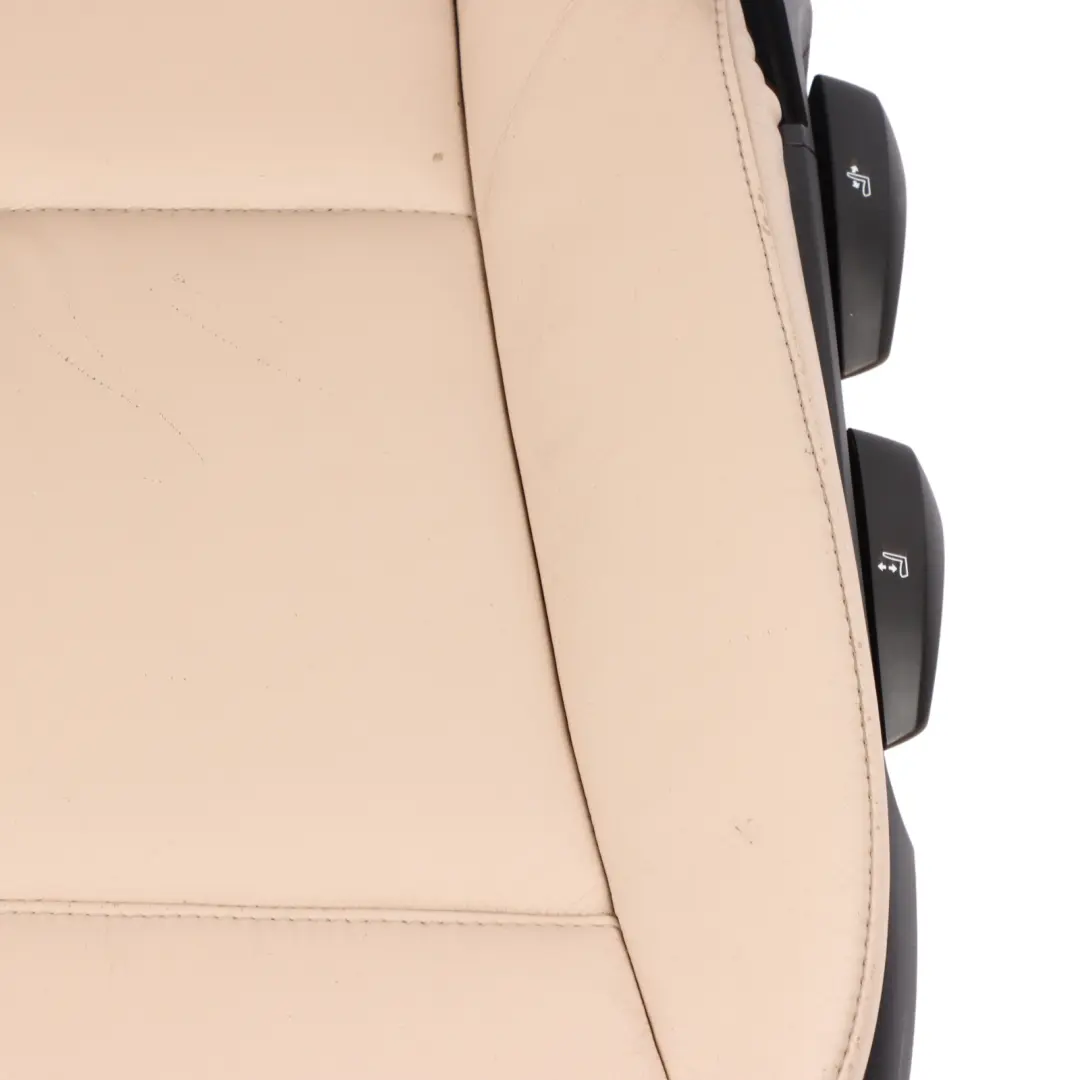 Asiento Delantero Izquierdo Con Calefacción Cuero Dakota Oyster para BMW E90 E91 LCI con número de pieza 7257543 BMW E90 E91 LCI Asiento Delantero Izquierdo Con Calefacción Cuero Dakota Oyster - SKU 7257543-2 - Número de pieza 7257543