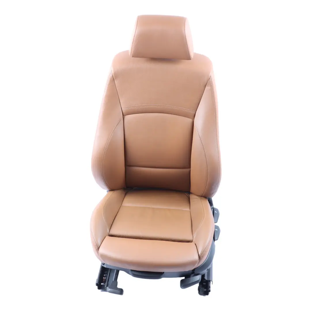  Front Seat BMW E90 E91 LCI M Sport Left N/S Interior Leather Dakota Saddle Brown - SKU 7257601-1 - Part number 7257601